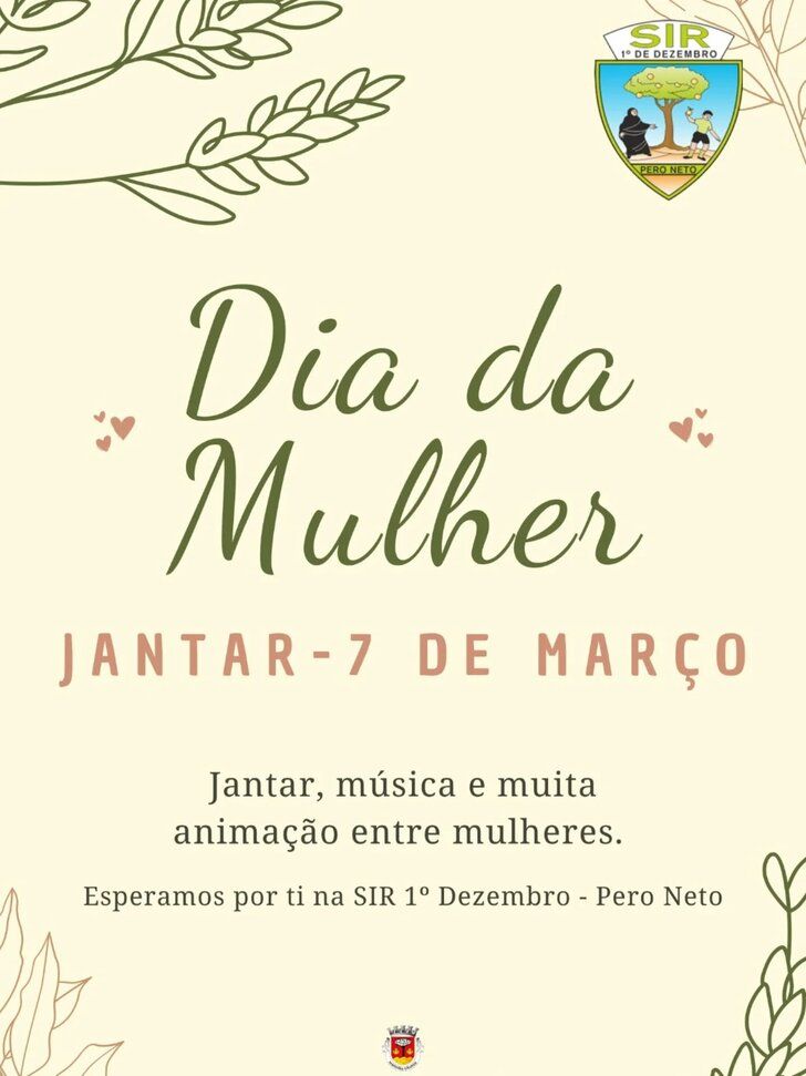 Dia da Mulher na SIR 1º Dezembro