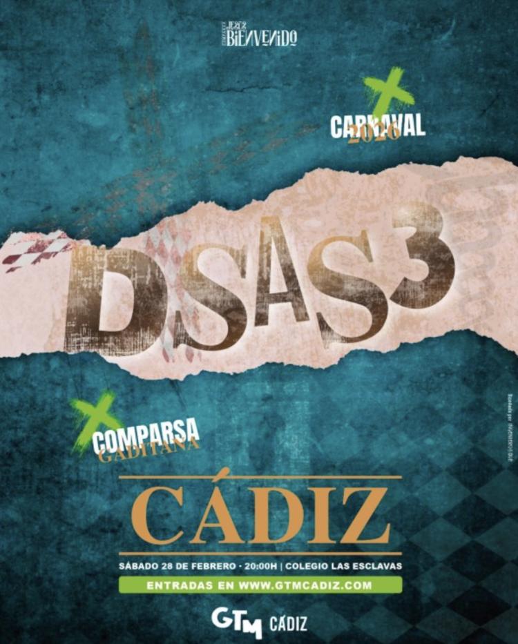 Comparsa de Jesús Bienvenido DSAS3 en Cádiz