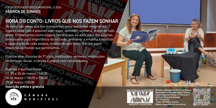 HORA DO CONTO: LIVROS QUE NOS FAZEM SONHAR