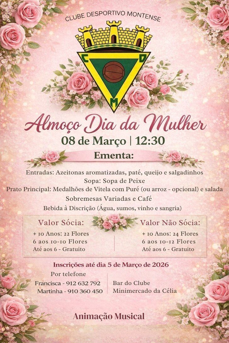 Almoço Dia da Mulher – Clube Desportivo Moitense 
