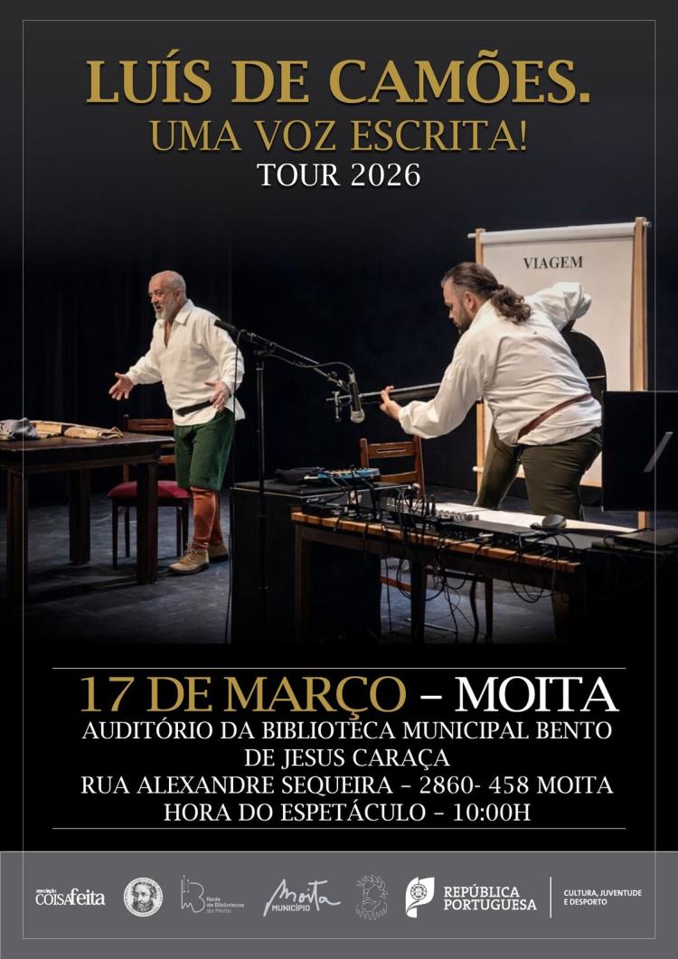 Espetáculo De Poesia E Teatro | Luís De Camões. Uma Voz Escrita, pela Associação Coisa Feita