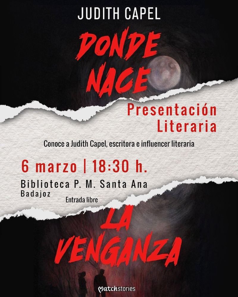Presentación del libro  'Donde nace la venganza'