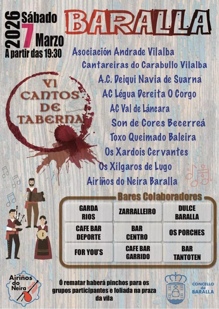 CANTOS DE TABERNA EN BARALLA