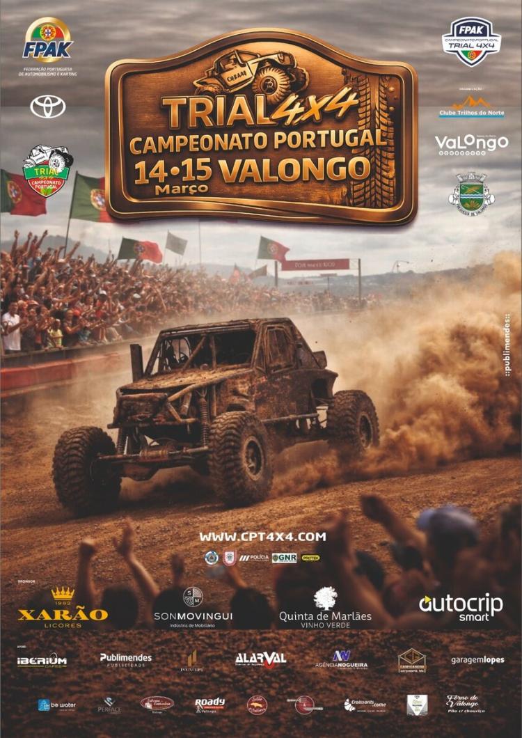 Edição de 2026 do Campeonato de Portugal de Trial 4x4 arranca em Valongo
