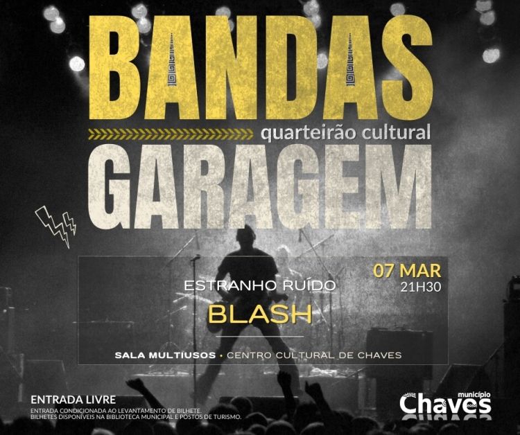 CICLO BANDAS DE GARAGEM - “ESTRANHO RUÍDO” E “BLASH”