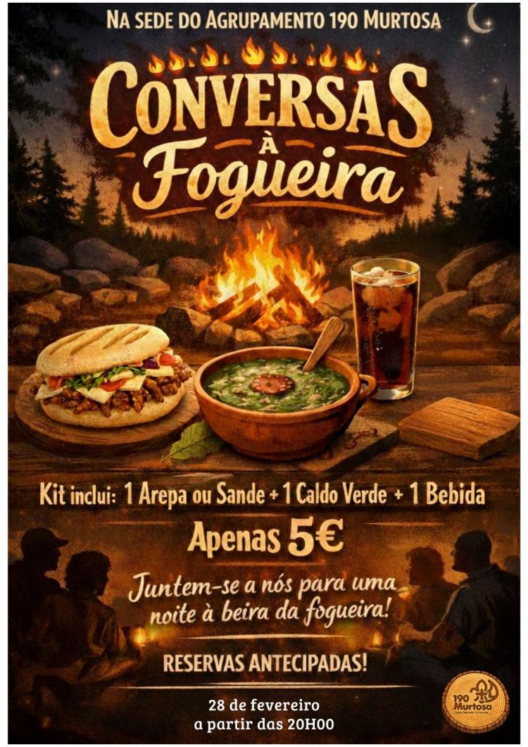 Conversas à Fogueira | Agrupamento 190 Murtosa