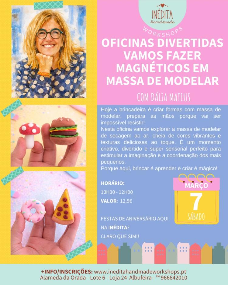 VAMOS FAZER MAGNÉTICOS EM MASSA DE MODELAR