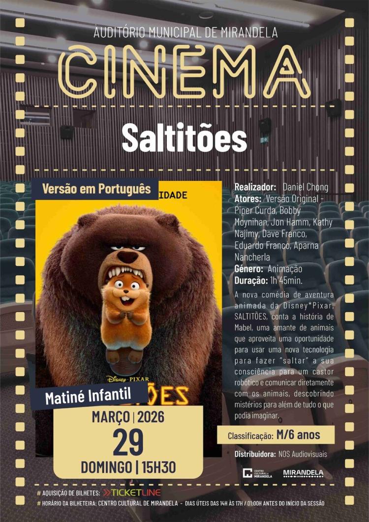 Saltitões | Cinema - Matiné Infantil