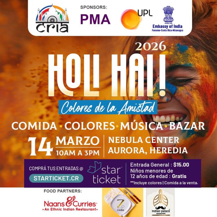 HOLI HAI! 2026 - COLORES DE LA AMISTAD