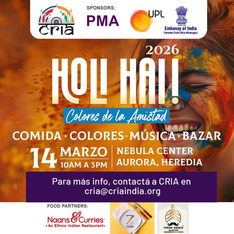 HOLI HAI! 2026 - COLORES DE LA AMISTAD