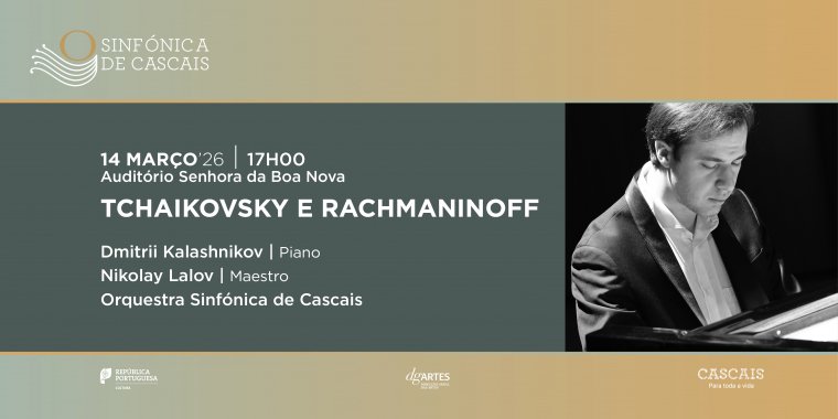 'Tchaikovsky e Rachmaninoff', concerto pela Orquestra Sinfónica de Cascais