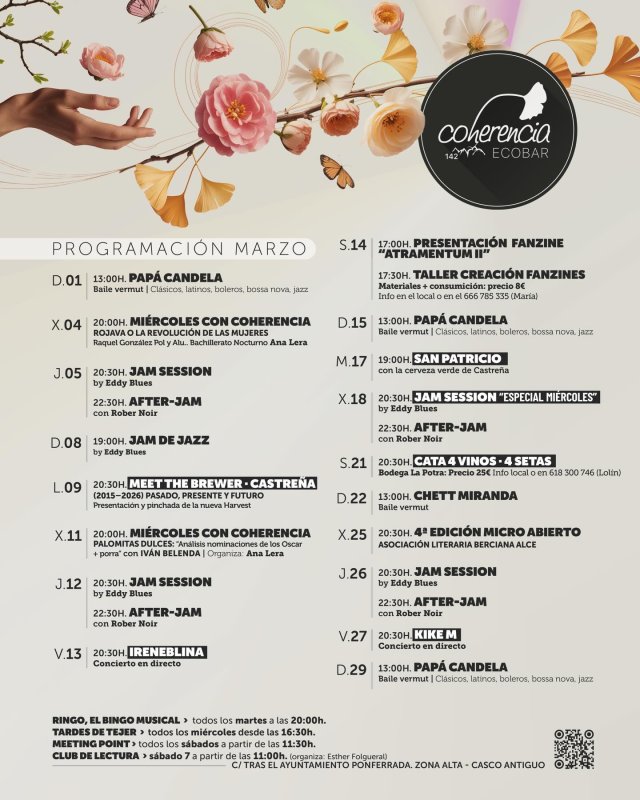 Programación de Marzo 2026 | Coherencia Ecobar