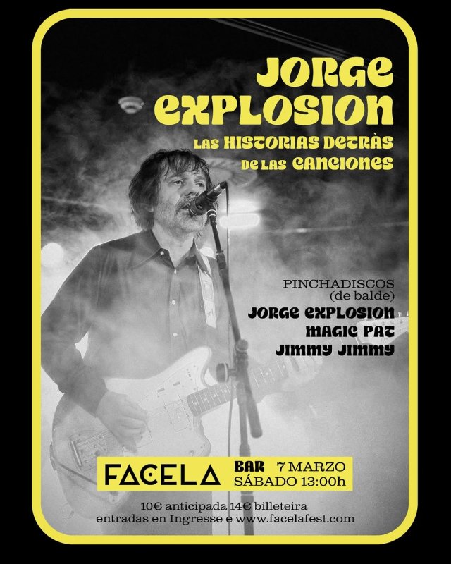 “Las historias detrás de las canciones” Jorge Explosion | Facela Bar