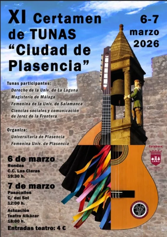 XI Certamen de Tunas 'Ciudad de Plasencia' 2026