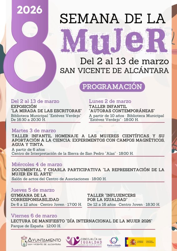 Semana de la Mujer 2026 en San Vicente de Alcántara