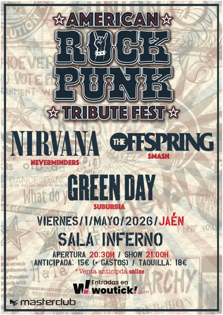 Festival de Tributos AMERICAN ROCK PUNK (Jaén)