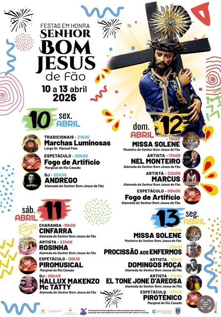 Festas Bom Jesus 2026