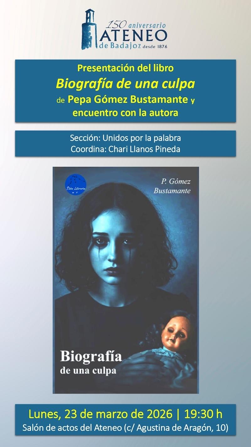 Pressentación del libro 'Biografía de una culpa'