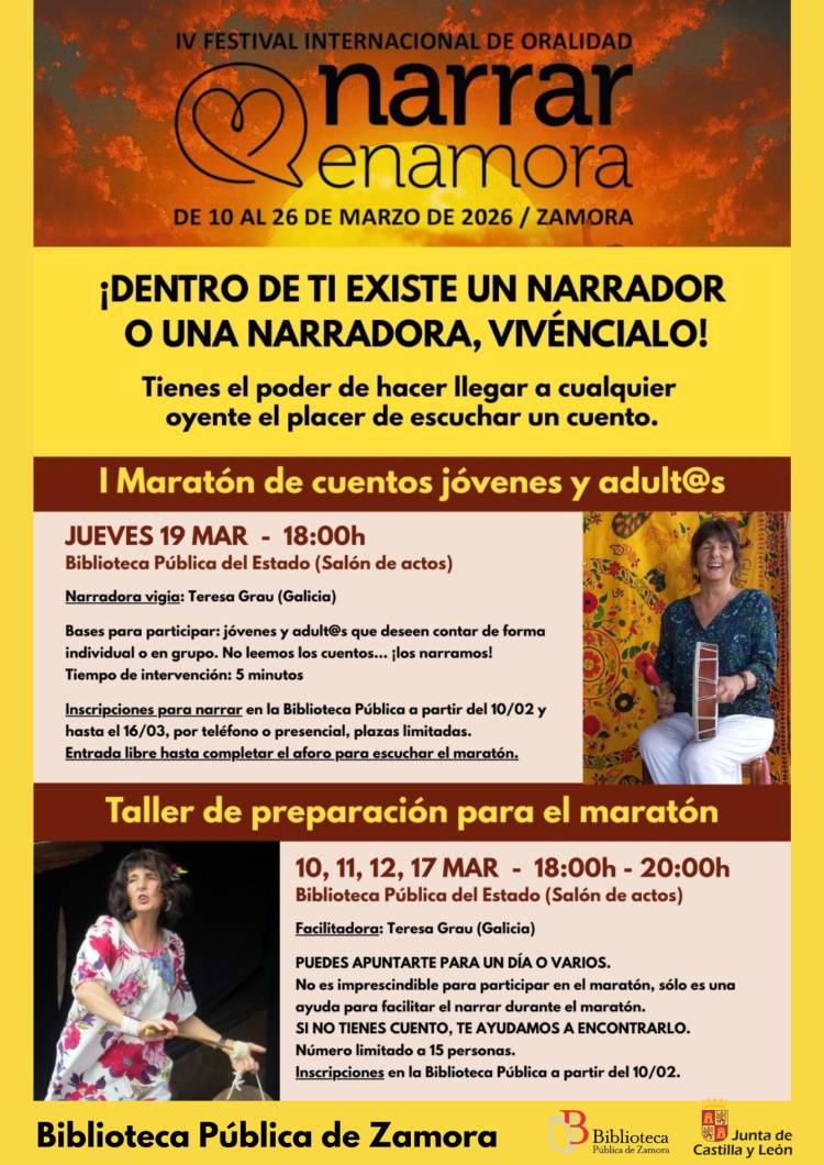 Taller de preparación para el maratón: Narrar enamora