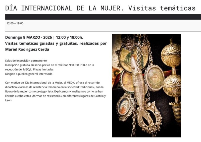 Visitas Temáticas Día Internacional de la Mujer
