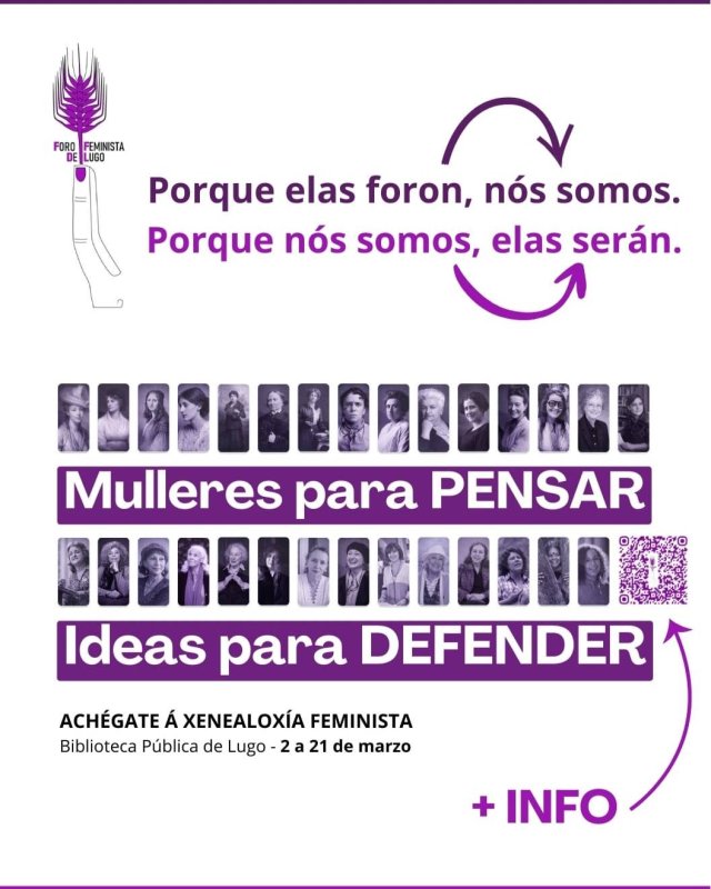 Mulleres para PENSAR, Ideas para DEFENDER