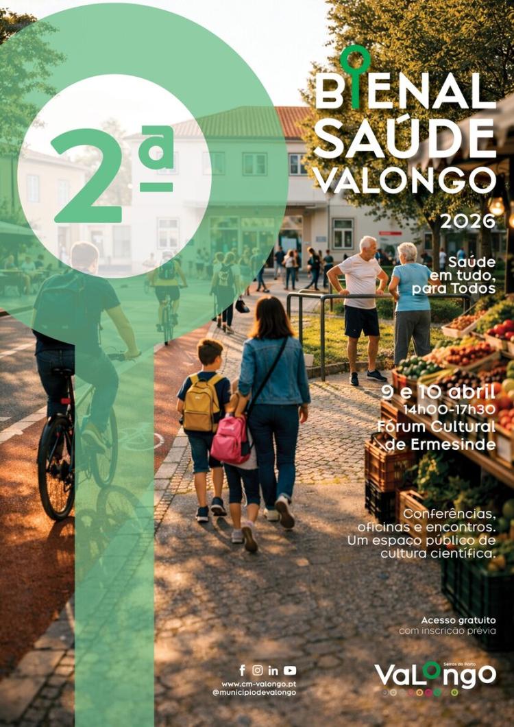 A Bienal de Saúde de Valongo está de regresso em 2026 para a segunda edição