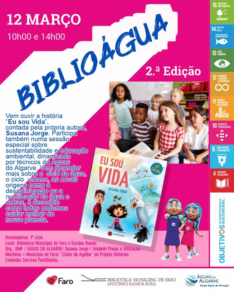 2ª Edição de BiblioÁgua - A história 'Eu sou Vida' de Susana Jorge