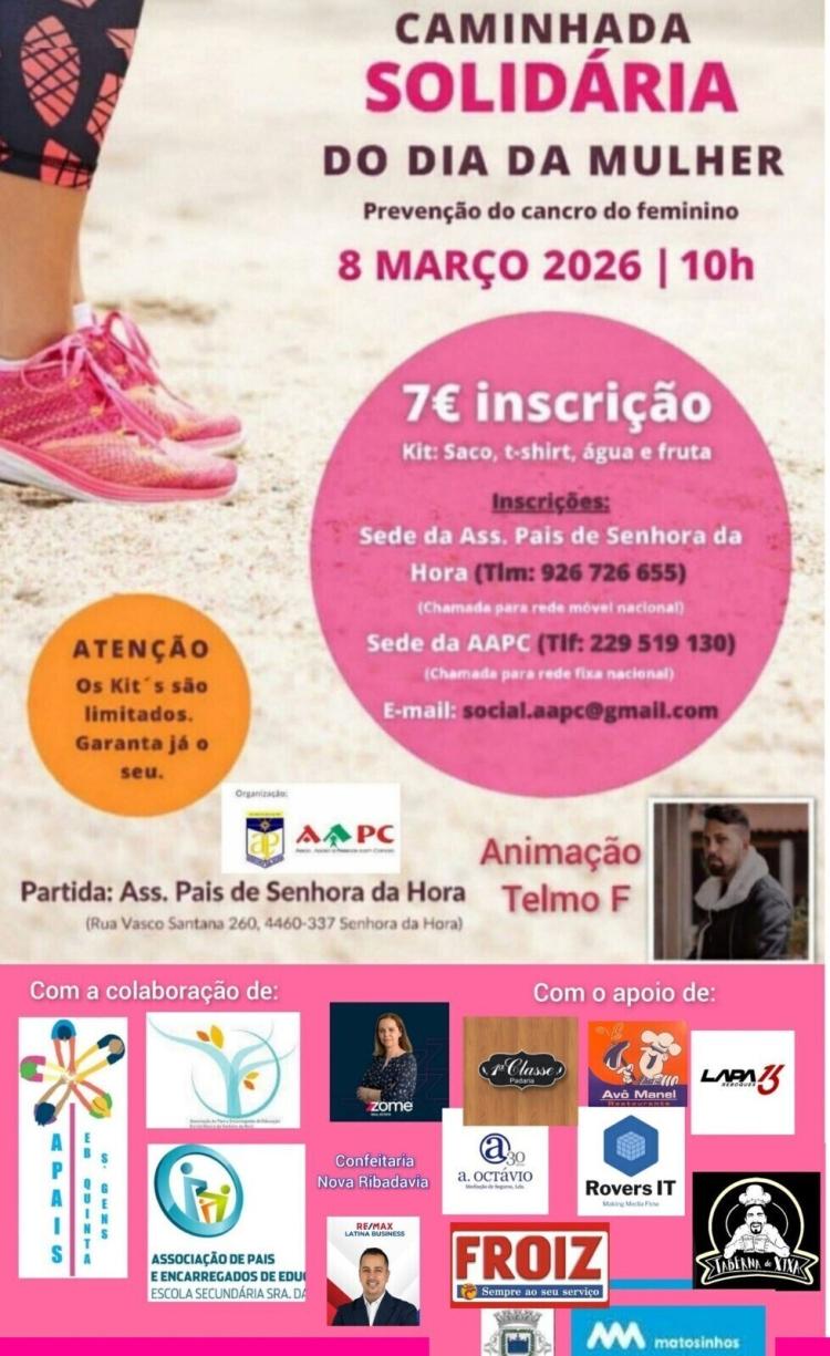 Caminhada Solidária do Dia da Mulher