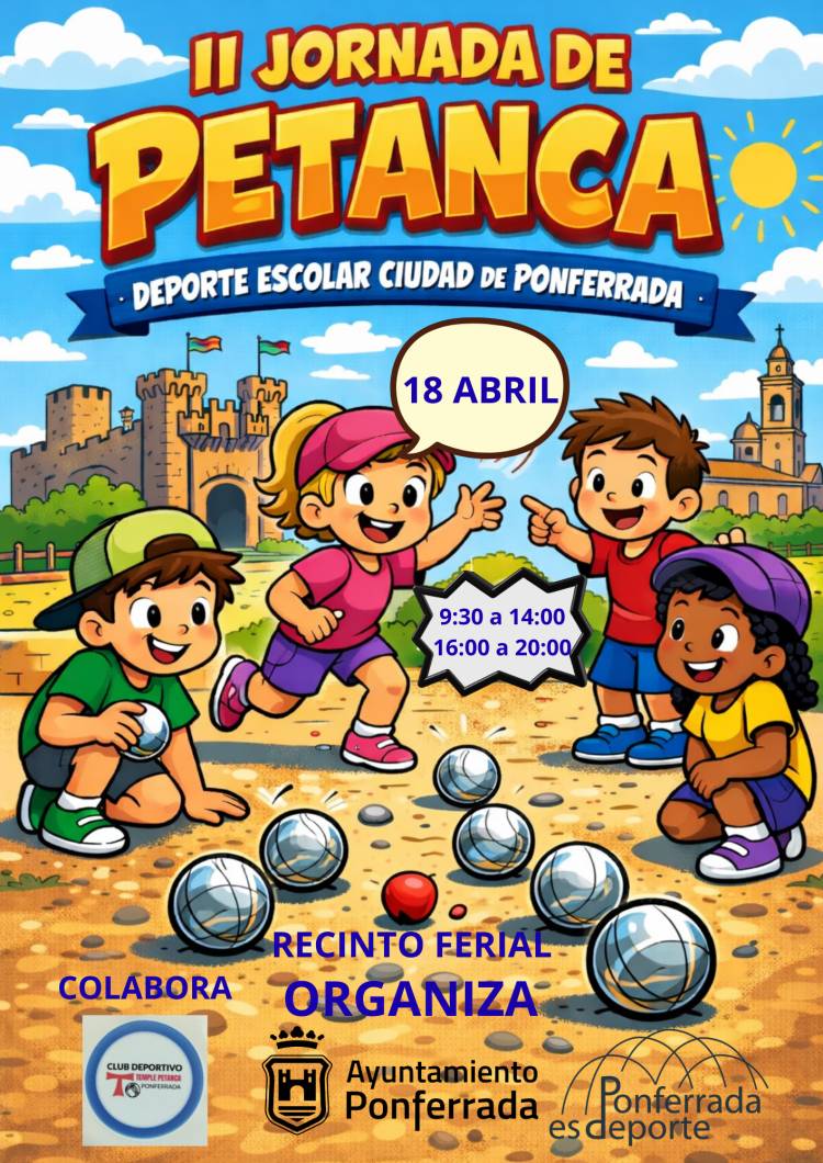 II JORNADA DE PTETANCA DEPORTE ESCOLAR CIUDAD DE PONFERRADA