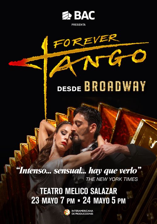 BROADWAY FOREVER TANGO - 24 MAY
