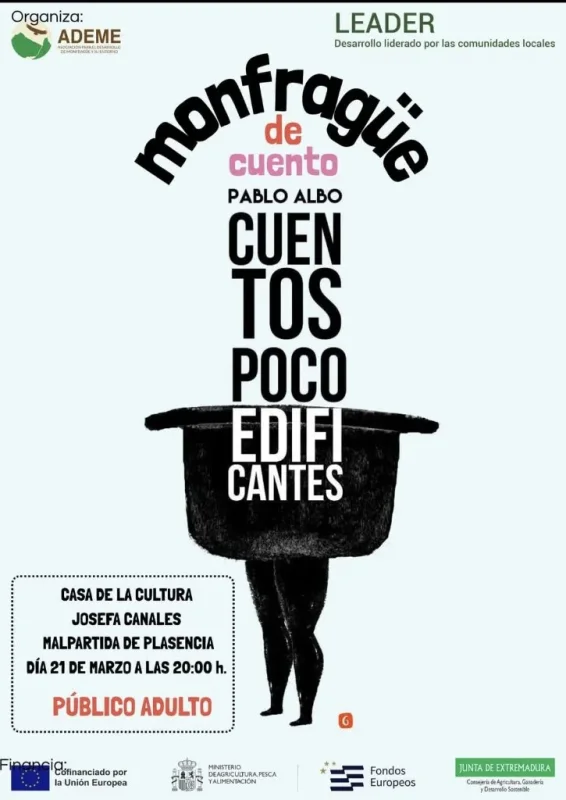 Monfragüe de Cuento | 'Cuentos Poco Edificantes' de Pablo Albo