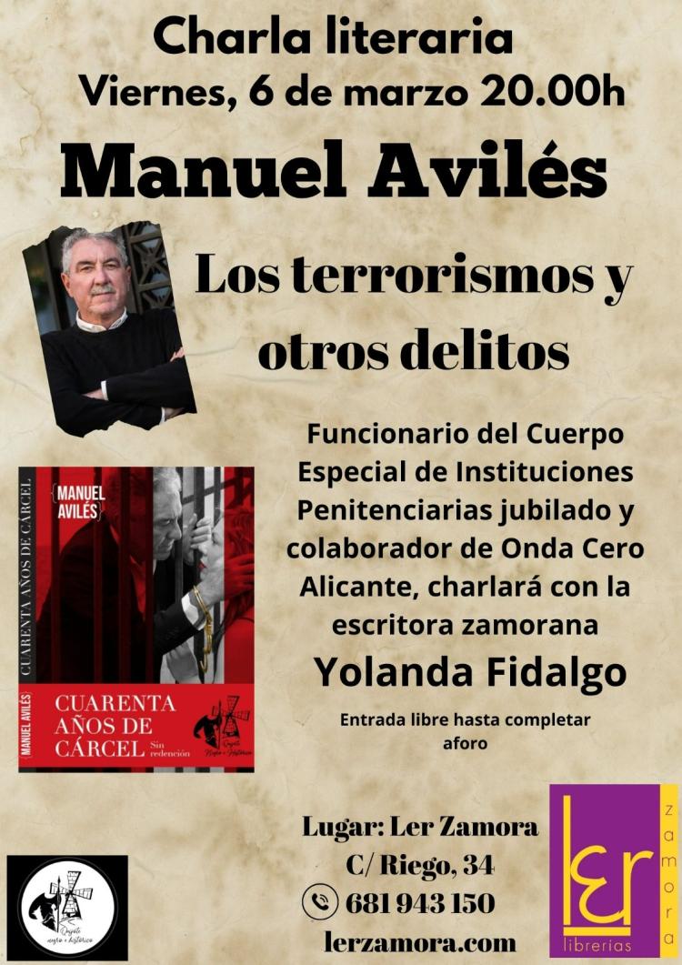 Charla literaria: Manuel Avilés