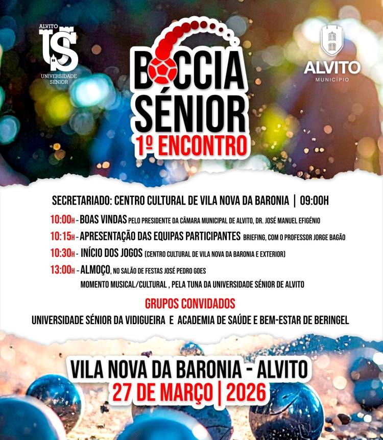 Boccia Sénior 1.º Encontro