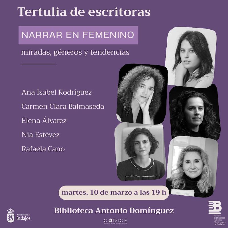 Tertulia de Escritoras: Narrar en Femenino
