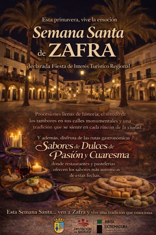 Sabores de Dulces de Pasión y Cuaresma | Semana Santa de Zafra 2026