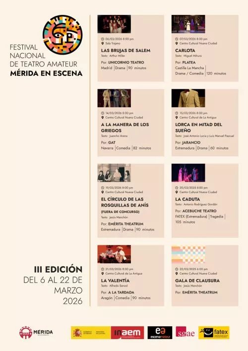 III Festival Nacional de Teatro Amateur ‘Mérida en Escena’
