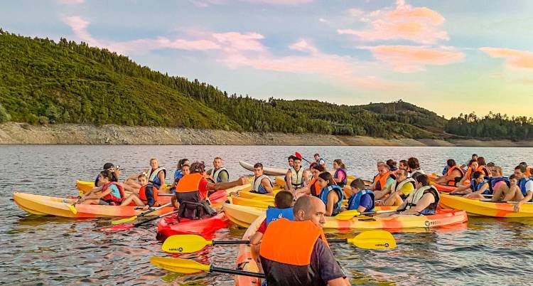 Travessia da Grande Rota do Zêzere em Kayak: Moinho das Freiras - Atalaia Fundeira