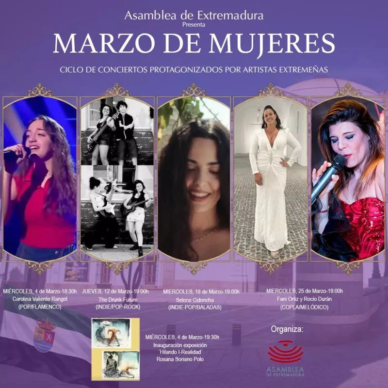 Ciclo de Conciertos Marzo de Mujeres: ‘Selene Cidoncha’