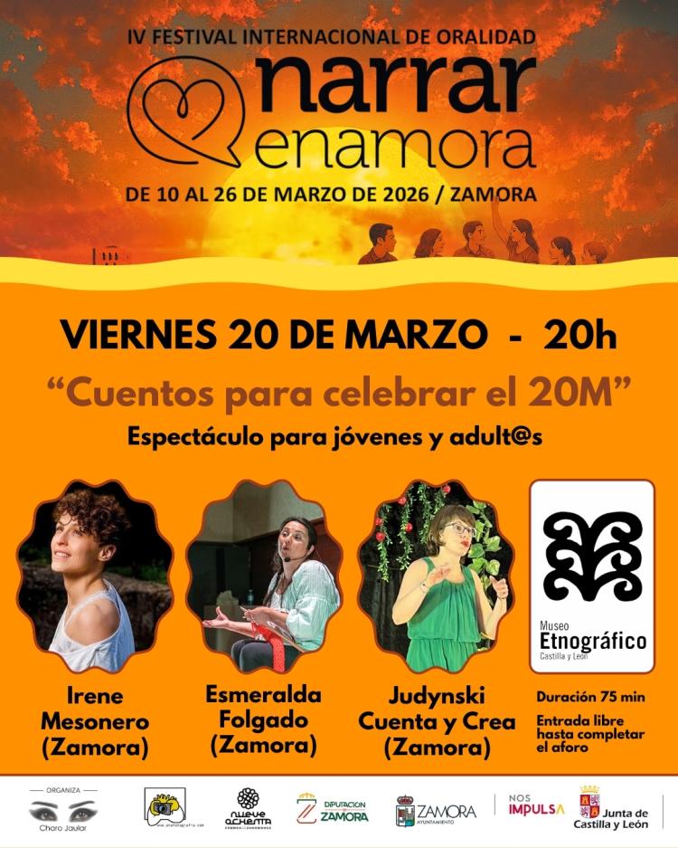 Cuentos para celebrar el 20M- Narrar Enamora