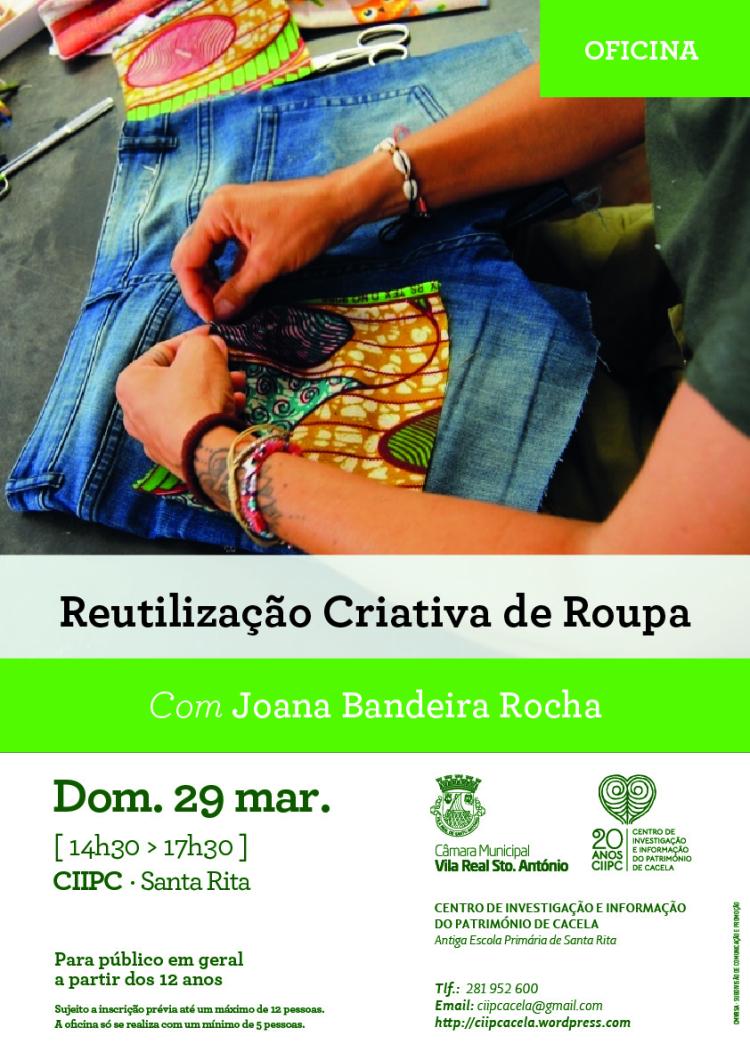 Oficina “Reutilização Criativa de Roupa”