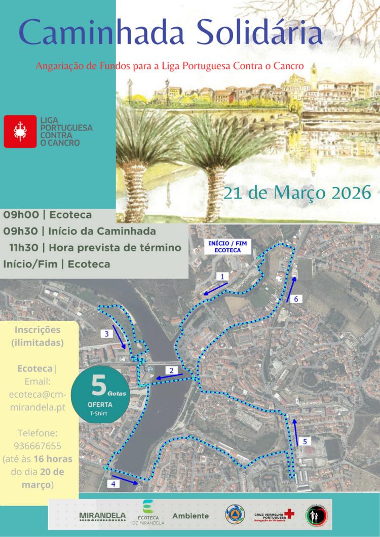 Caminhada Solidária - Liga Portuguesa Contra o Cancro | Ecoteca