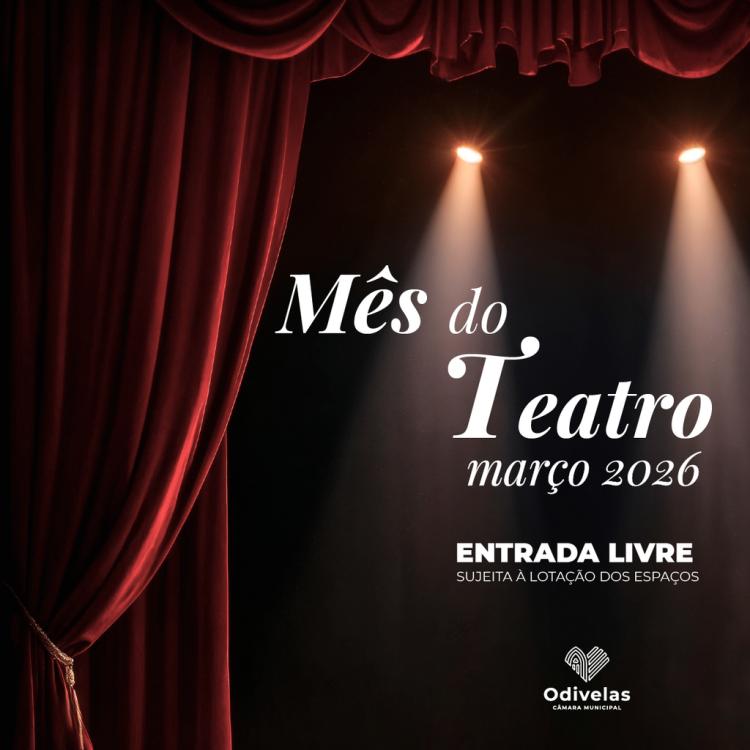 MÊS DO TEATRO, MARÇO 2026
