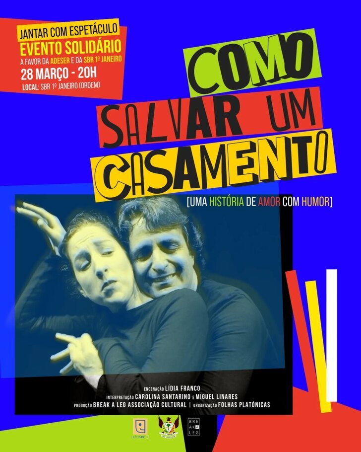 EVENTO SOLIDÁRIO - JANTAR E ESPETÁCULO DE TEATRO