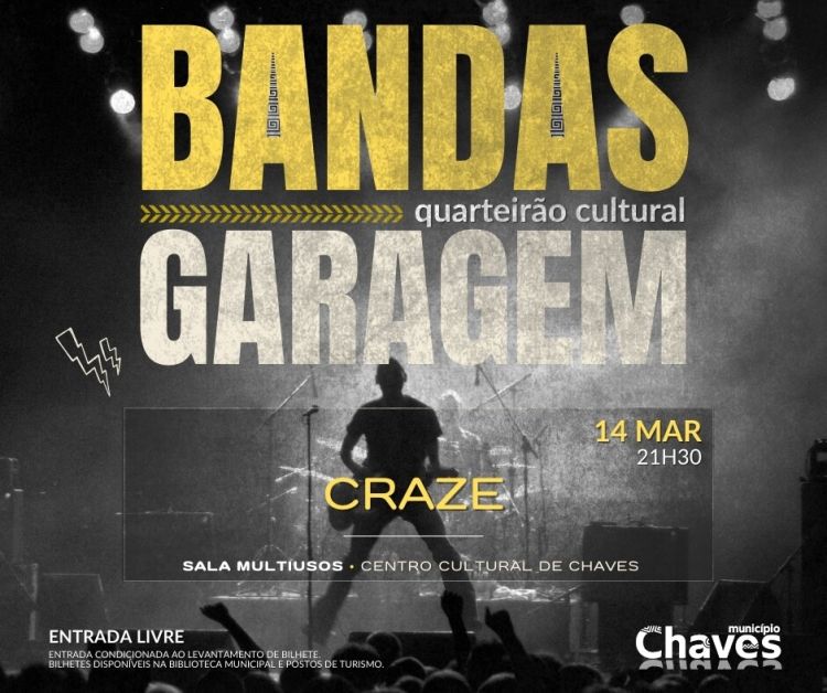 CICLO TEMÁTICO - BANDAS DE GARAGEM COM “CRAZE”