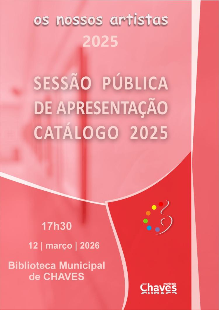 Sessão pública de apresentação do catálogo de “Os nossos artistas ” do ciclo de 2025