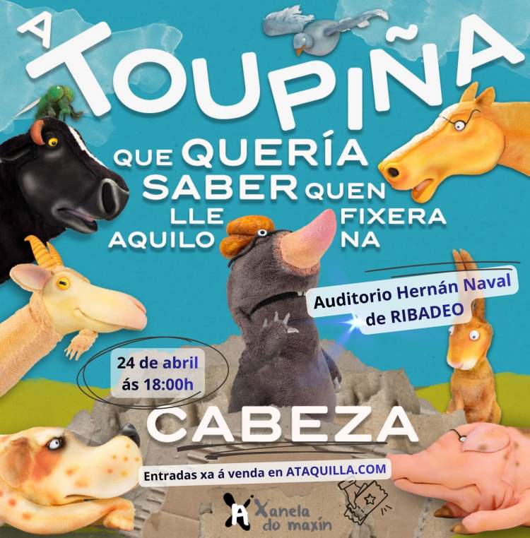 A Toupiña que quería saber quen lle fixera aquilo na cabeza