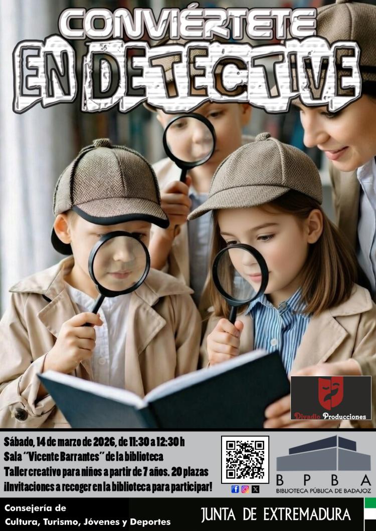 Taller creativo 'Conviértete en detective'