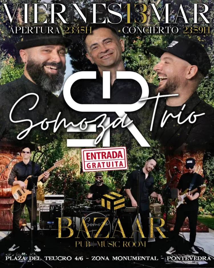 Concierto de Somoza Trio ( versiones pop-rock)