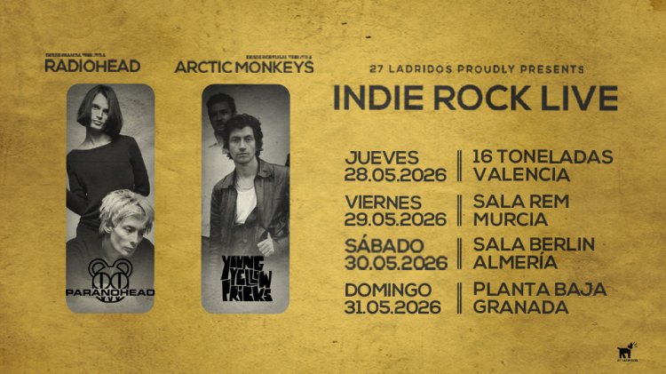 Indie Rock Live - Tributo a Radiohead y Arctic Monkeys en Granada