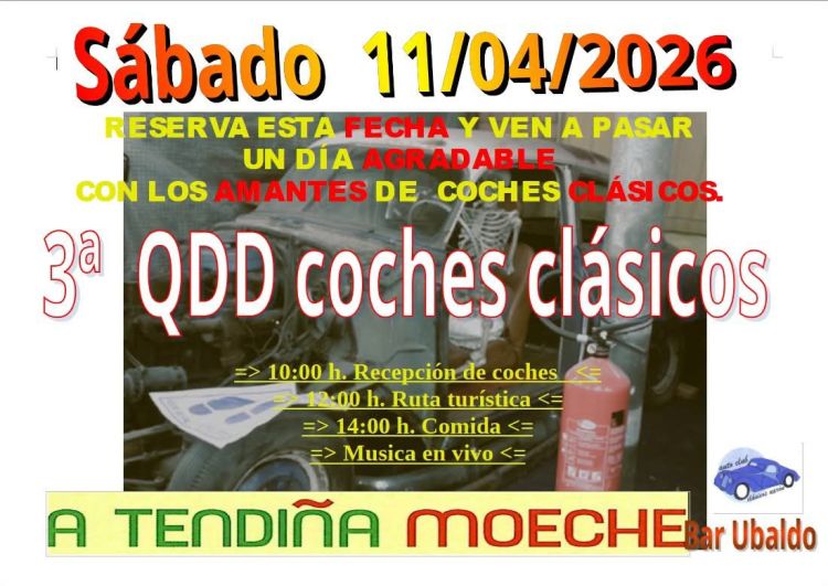 3° qdd coches clásicos A tendiña Moeche 